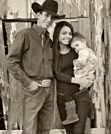 Lexie Wiggly and J.B. Mauney with their only daughter Bella